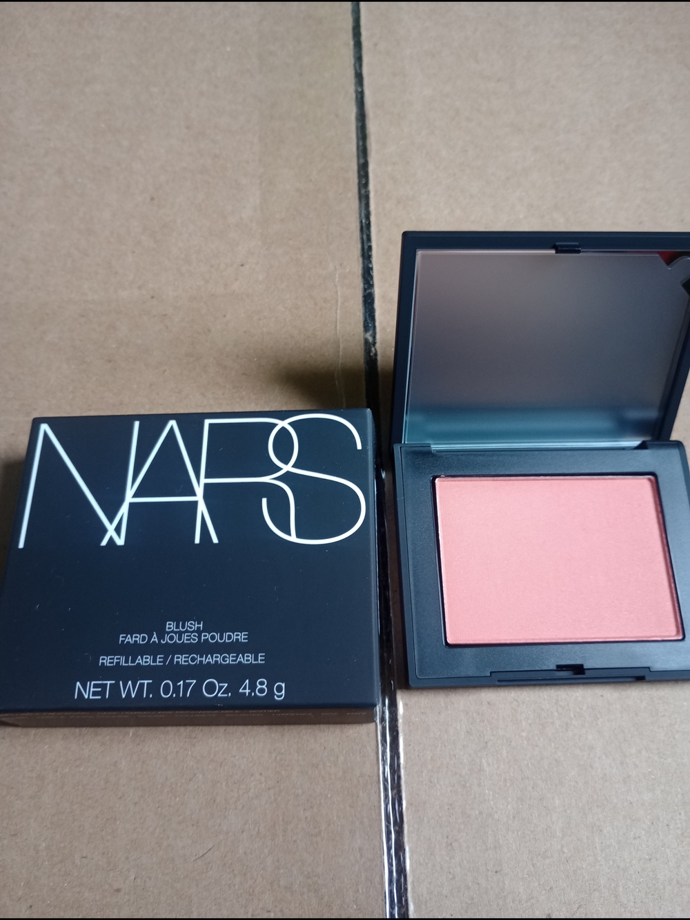NARS Coral Pink Powder Blush - Satin Finish Color: Deep Throat